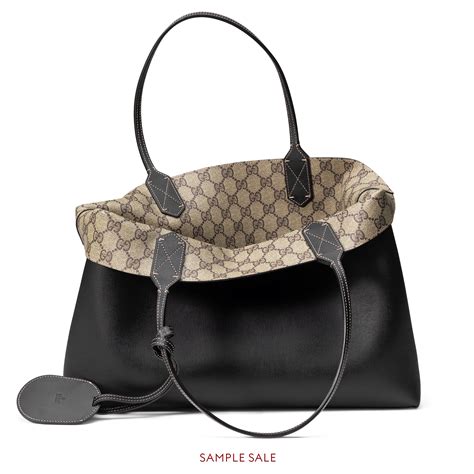 gucci large black bag|Gucci reversible tote large.